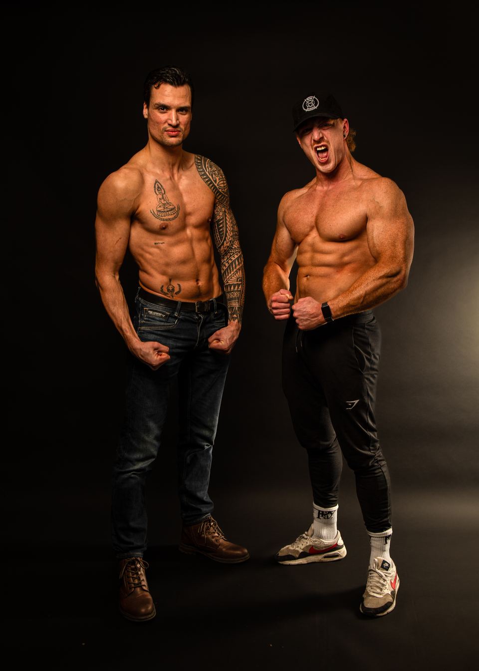 Fotoshoot van een klant van Mind Over Muscle in de studio