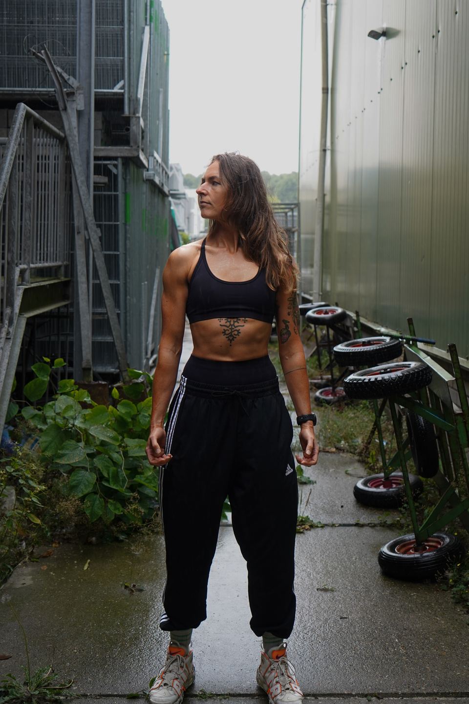Fotoshoot van een klant van Mind Over Muscle in de studio