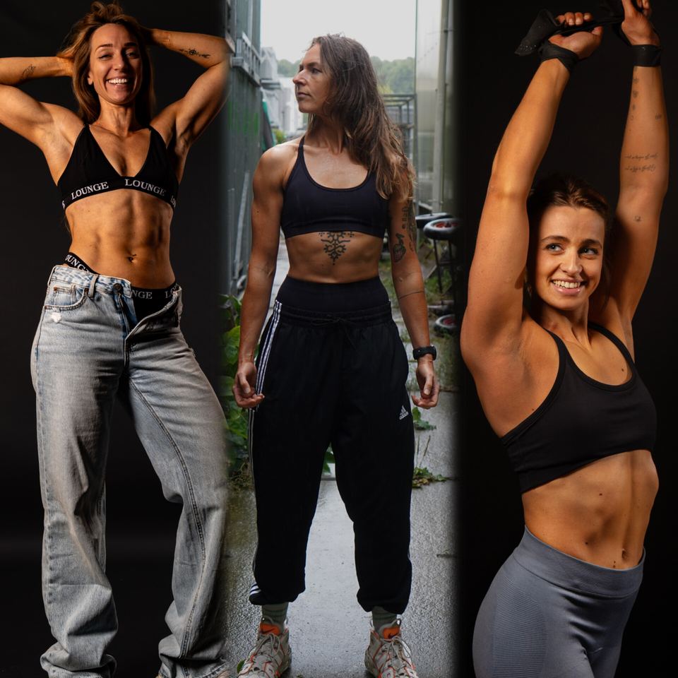 Fotoshoot van een klant van Mind Over Muscle in de studio