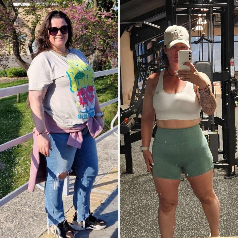 Voor en na van Anita (40) bij Mind Over Muscle